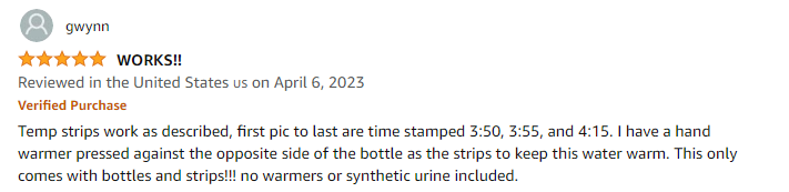 Quick Fix Synthetic Urine Review 1